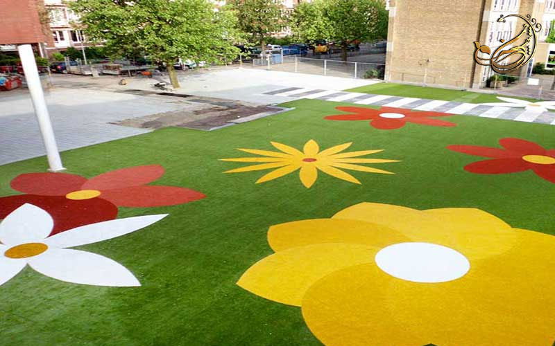 انواع چمن مصنوعی رنگی