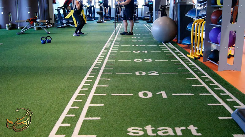 چمن مصنوعی باشگاه بدنسازی
