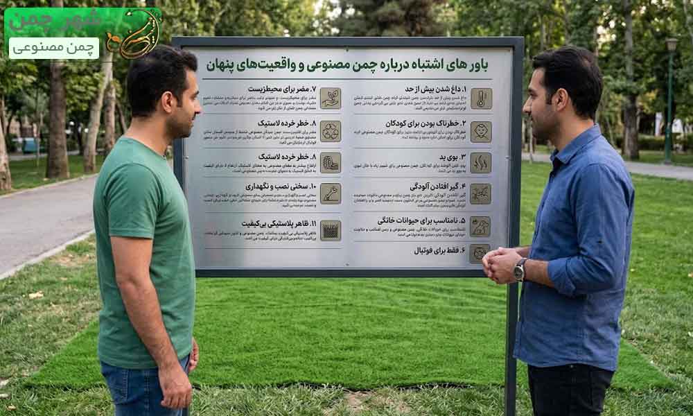 باورهای اشتباه در مورد چمن مصنوعی