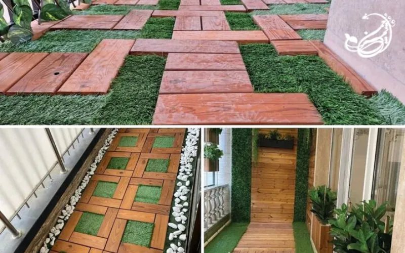 کاربرد های متنوع ترکیب چمن مصنوعی و ترمووود