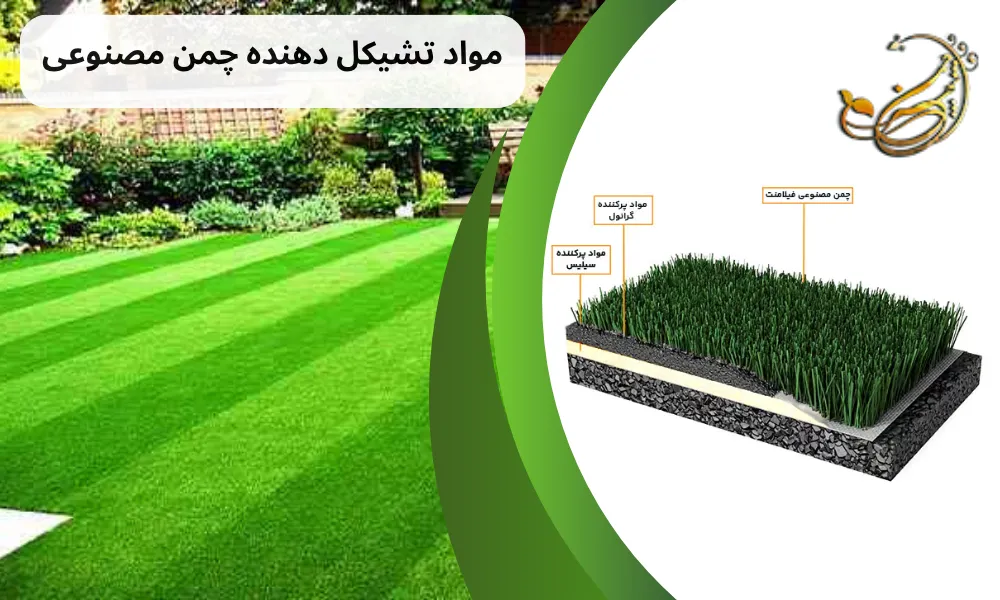 مواد تشیکل دهنده چمن مصنوعی چیست؟