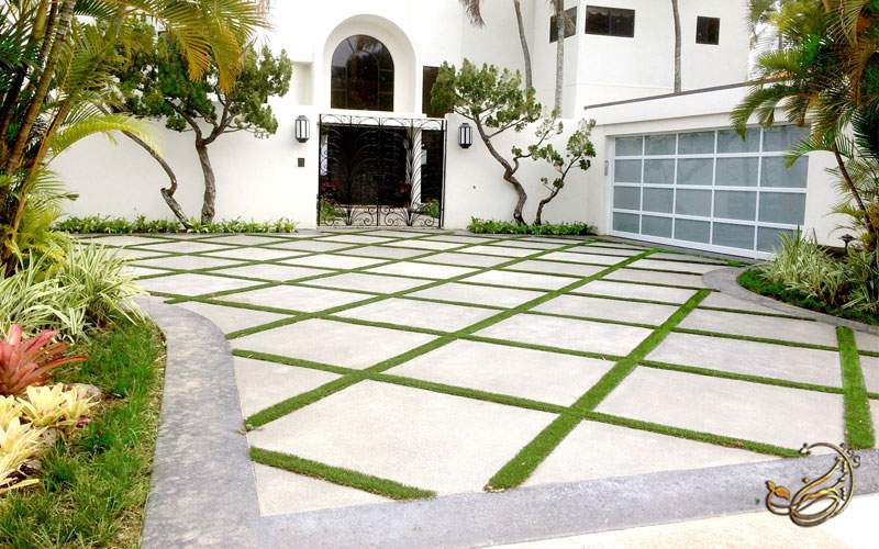 چمن مصنوعی نواری