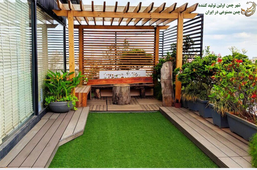چمن مصنوعی در روف گاردن