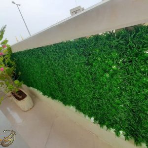 ترکیب چمن مصنوعی و فنس چمنی