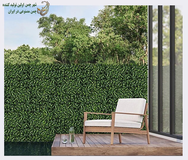  ترکیب چمن مصنوعی و فنس چمنی