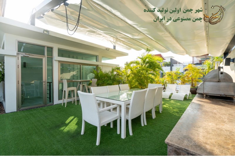 چمن مصنوعی برای رستوران