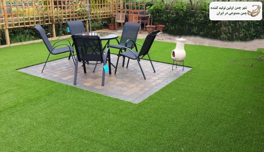 چمن مصنوعی برای کافی شاپ