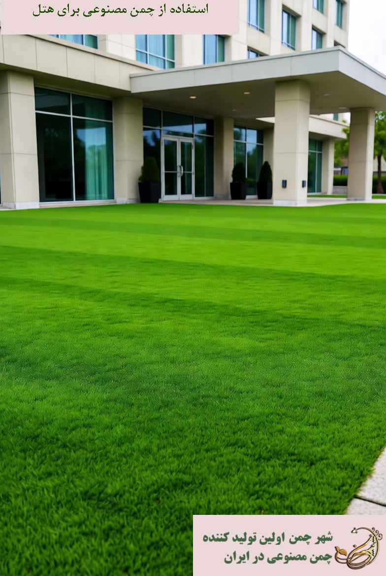 استفاده از چمن مصنوعی برای هتل