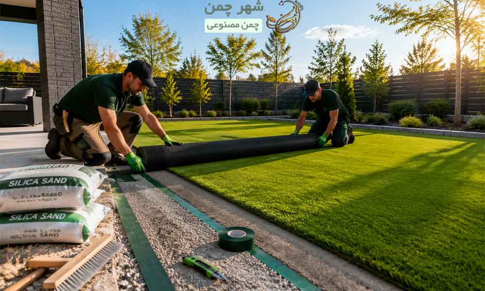 بهترین زمان برای نصب چمن مصنوعی